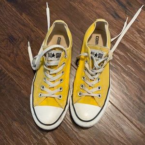 Yellow Converse Sneakers